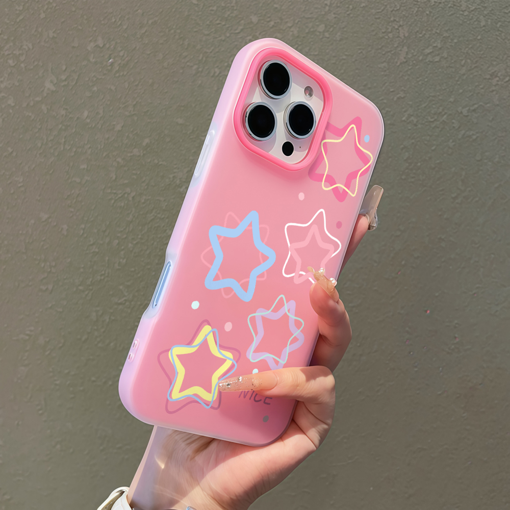 Samsung Galaxy S24 - Etui na telefon Kawaii Outlines Star