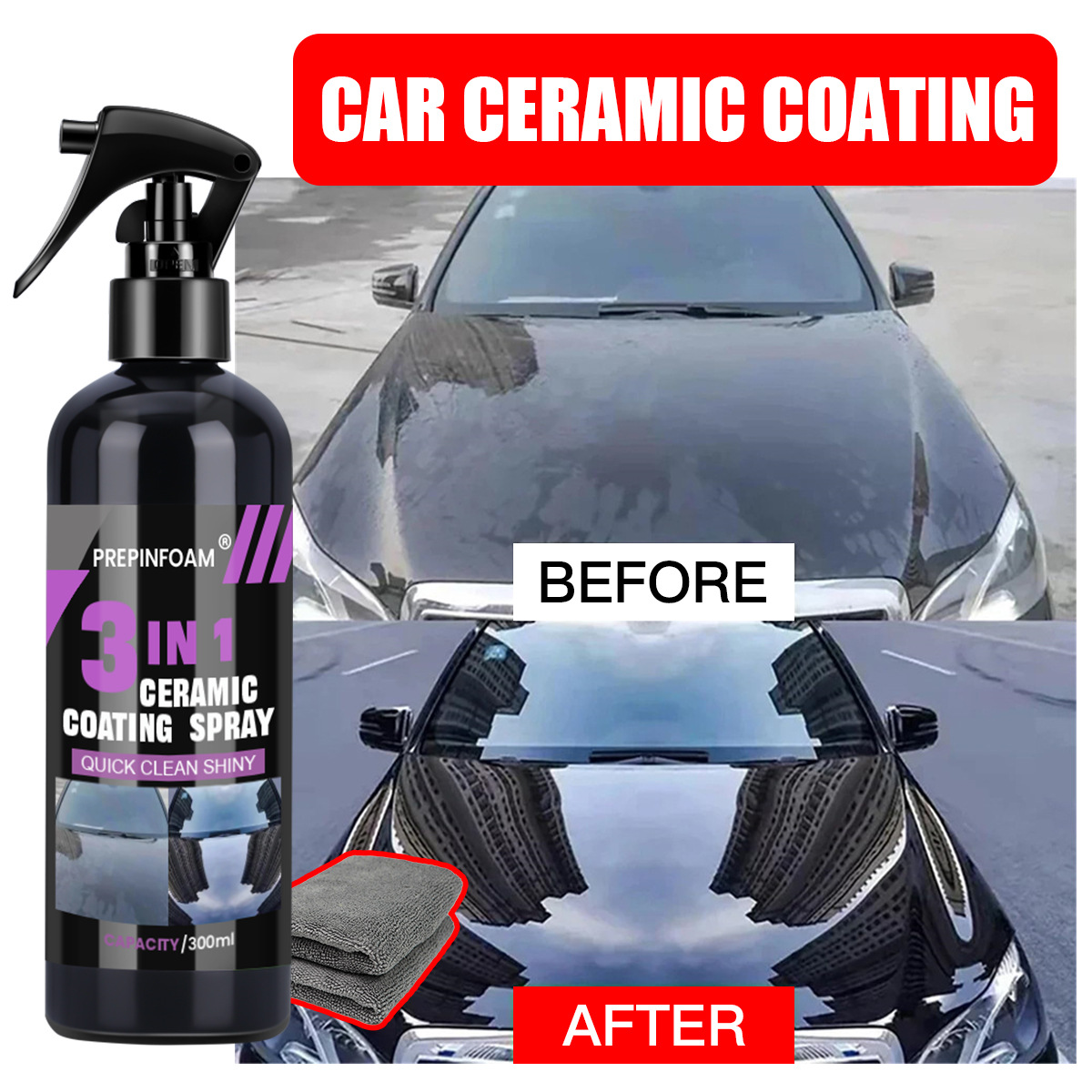 Nano Liquid Coating - Szybkie czyszczenie Usuwanie plam Spray do