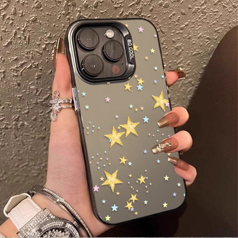 Xiaomi Redmi Note 13 - Kolorowe etui matowe z wzorem gwiazd